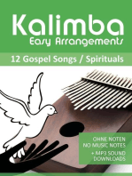 Kalimba Easy Arrangements - 12 Gospel Songs / Spirituals: Kalimba Songbooks, #16