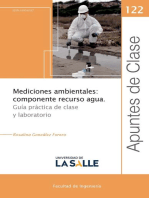 Mediciones ambientales: componente recurso agua: Guía práctica de clase y laboratorio