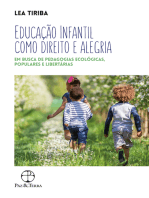 Educação infantil como direito e alegria: Em busca de pedagogias ecológicas, populares e libertárias