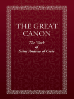 The Great Canon: The Work of St. Andrew of Crete