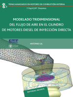 Modelado tridimensional del flujo de aire en el cilindro de motores diésel de inyección directa