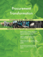 Procurement Transformation A Complete Guide - 2021 Edition