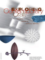 Exploring Contemporary Craft: History, Theory and Critical Writing