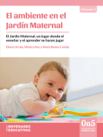 El ambiente en el jardín maternal: El Jardín Maternal, un lugar donde el enseñar y el aprender se hacen jugar