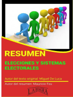 Resumen de Elecciones y Sistemas Electorales: RESÚMENES UNIVERSITARIOS