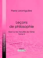 Leçons de philosophie: ou Essai sur les facultés de l'âme - Tome II