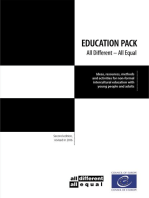 Education Pack "all different - all equal": Ideas, resources, methods and activities for non-formal intercultural education with young people and adults