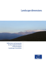 Landscape dimensions: Reflections and proposals for the implementation of the European Landscape Convention