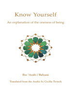 Know Yourself: An Explanation of the oneness of being