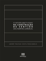 O Intersubjetivismo na Construção de Sentido das Normas Jurídicas