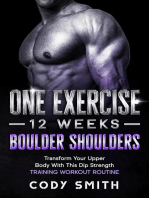 One Exercise, 12 Weeks, Boulder Shoulders: Transform Your Upper Body With This Dip Strength Training Workout Routine