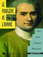 Le Problème de l'homme chez Jean-Jacques Rousseau