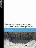 Éthique de la communication appliquée aux relations publiques