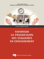 Favoriser la progression des stagiaires en enseignement