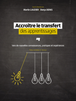 Accroître le transfert des apprentissages: Vers de nouvelles connaissances, pratiques et expériences