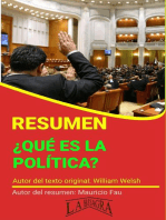 Resumen de ¿Qué es la Política? de William Welsh: RESÚMENES UNIVERSITARIOS