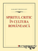 Spiritul critic în cultura românească