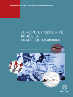 Europe et sécurité après le Traité de Lisbonne