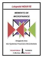 Memento de microfinance: Dirigeants élus des Systèmes Financiers Décentralisés