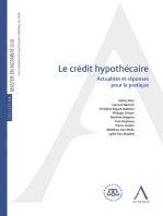 Le crédit hypothécaire: Actualités et réponses pour la pratique