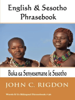 English & Sesotho Phrasebook: Words R Us Bilingual Phrasebooks, #56