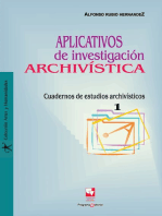 Aplicativos de investigación archivística: Cuadernos de estudios archivísticos, 1