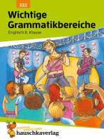 Wichtige Grammatikbereiche. Englisch 6. Klasse: Übungs- und Trainingsbuch mit Lösungen für das 2. Englischjahr