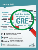 Analytical Writing Insights on the GRE General Test