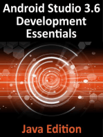 Android Studio 3.6 Development Essentials - Java Edition: Developing Android 9 (Q) Apps Using Android Studio 3.5, Java and Android Jetpack