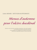 Menus d'automne pour l'ulcère duodénal