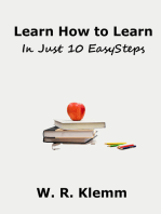 Learn How to Learn. In Just 10 Easy Steps