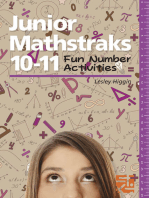 Junior Mathstraks 10-11: Blackline masters for ages 10-11