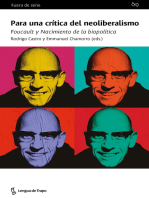 Para una crítica del neoliberalismo: Foucault y Nacimiento de la biopolítica