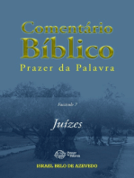 Comentário Bíblico Prazer da Palavra, fascículo 7 — Juízes: Juízes