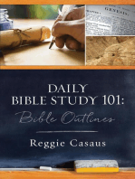 Daily Bible Study 101: Bible Outlines