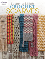 Learn a Stitch Crochet Scarves