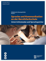 Sprache und Kommunikation an der Berufsfachschule: Unterrichtsmaske und Sprachspeicher