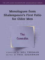 Monologues from Shakespeare’s First Folio for Older Men: The Comedies