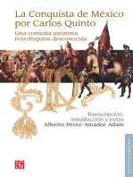 La conquista de México por Carlos Quinto: Una comedia anónima novohispana desconocida