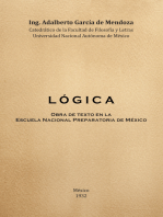 L Ó G I C A: Obra De Texto En La  Facultad De Filosofia Y Letras Y La  Escuela Nacional Preparatoria Universidad Nacional Autónoma De México 1932