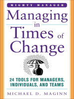 Managing in Times of Change