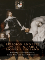 Religion and life cycles in early modern England