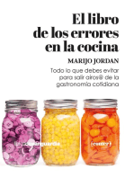 El libro de los errores en la cocina: Todo lo que debes saber para salir airos@ de la gastronomía cotidiana