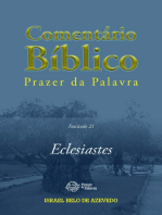 Comentário Bíblico Prazer da Palavra, fascículo 21 — Eclesiastes: Eclesiastes