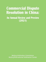 Commercial Dispute Resolution in China: An Annual Review and Preview 2021