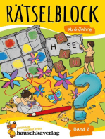 Rätselblock ab 6 Jahre, Band 2: Kunterbunter Rätselspaß: Labyrinthe, Fehler finden, Suchbilder, Wörtergitter, Sudokus u.v.m.