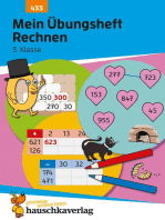 Mein Übungsheft Rechnen 3. Klasse: Mathe-Aufgaben mit Lösungen im Zahlenraum bis 1000