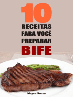 10 Receitas para você preparar bife