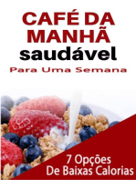 Café da Manhã Saudável: para uma semana