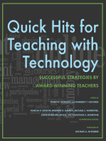 Quick Hits for Teaching with Technology: Successful Strategies by Award-Winning Teachers